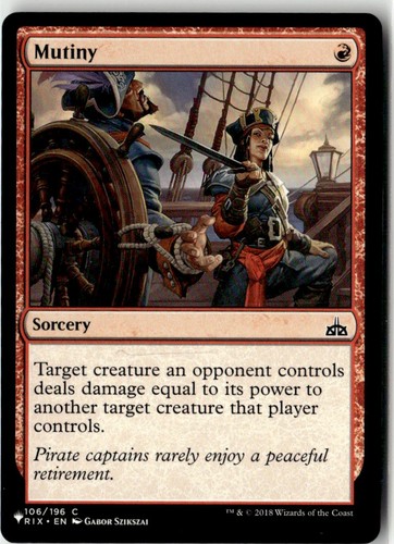 Mutiny the list reprints - list,
